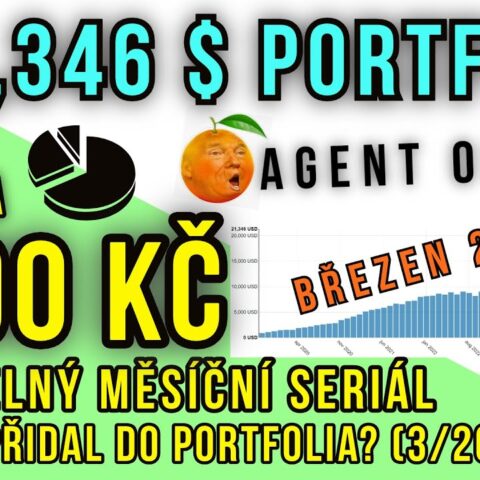 Nákup akcií za 5000 Kč březen 2025